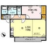 夢咲きの里　Ｂ 1LDKの間取り