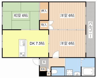 間取図 ヴィラ・コート