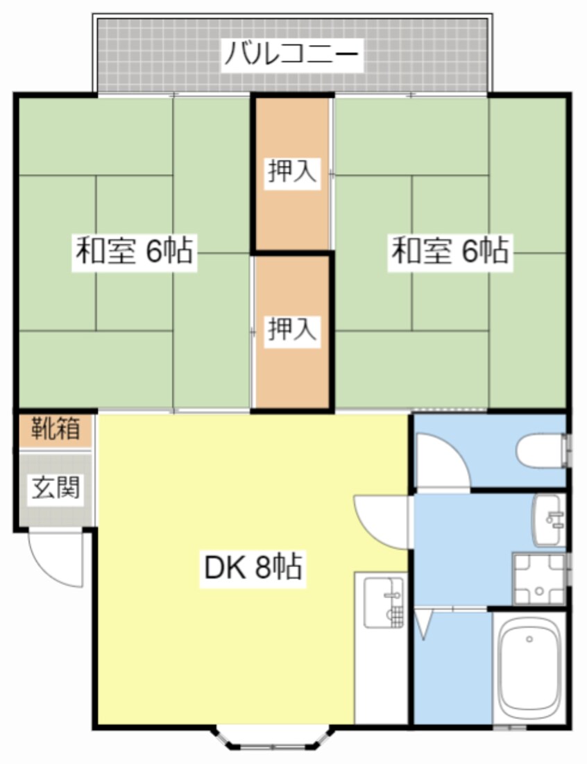 間取図 ハイツグリーン