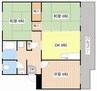第１東中野ハイツ 3DKの間取り