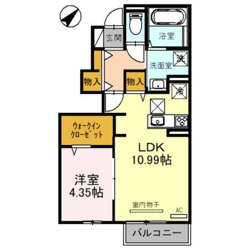 間取図 アリビオ西内貴