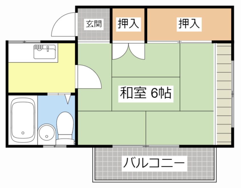 間取図 グリーンしが