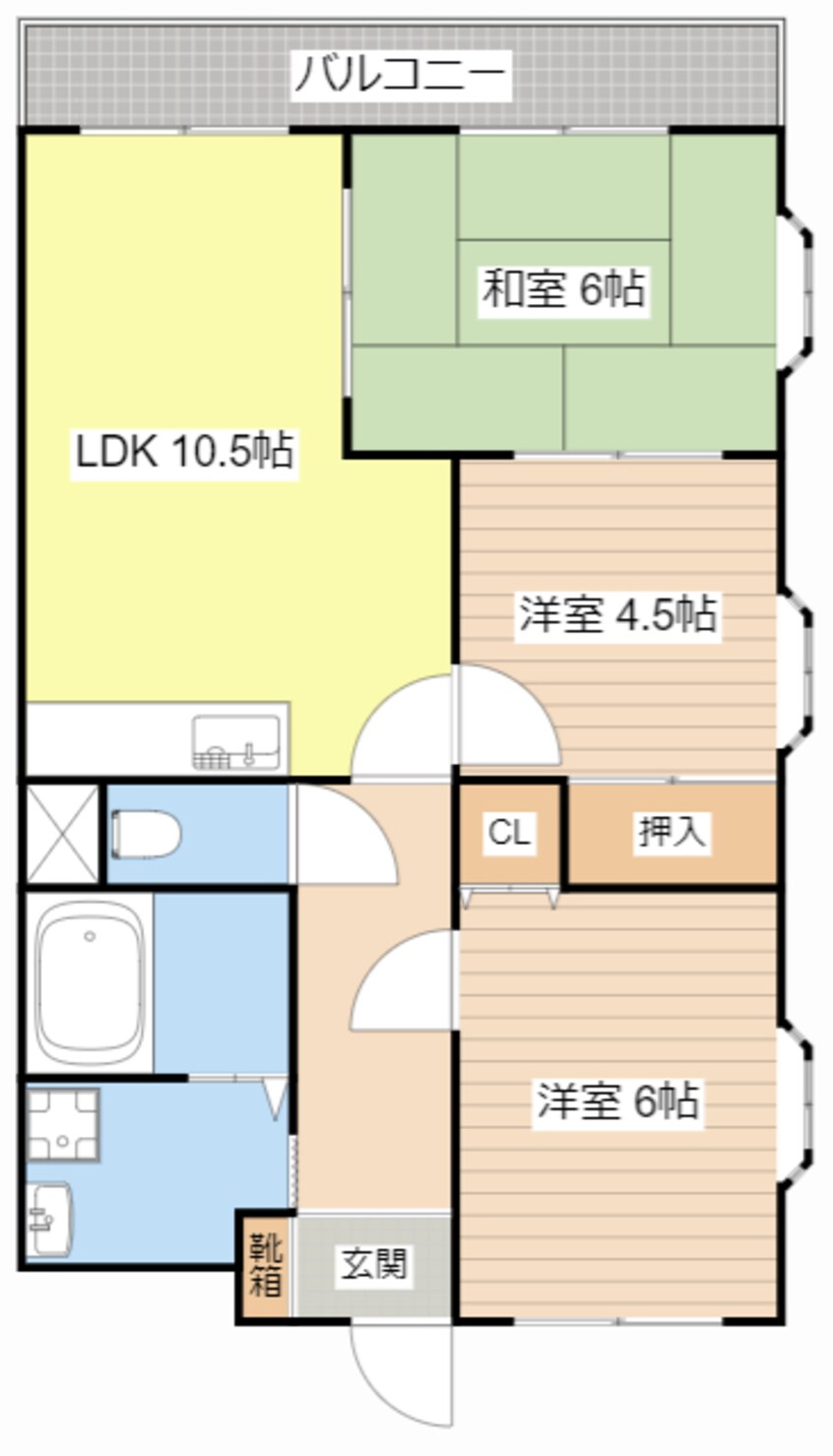 間取図 鹿深一番館