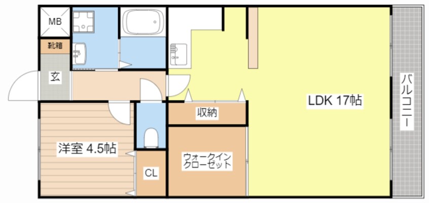 間取図 ラポート西大津