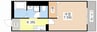 Bequem 1Kの間取り