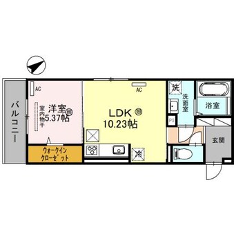 間取図 カノン蓮池