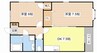 アーバンライフ甲西 2DKの間取り