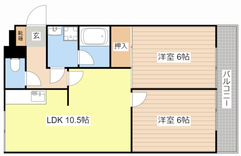 間取図 レイティー西大津１号館