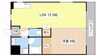 フラワー５番館 1LDKの間取り