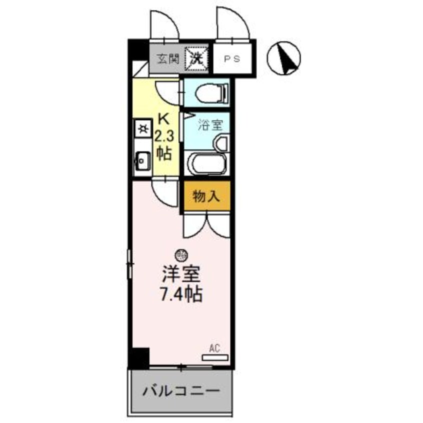 間取図 レイクヴュー堅田