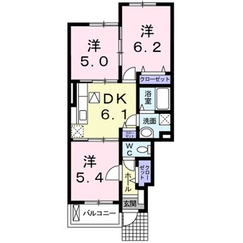 間取図 クレールハウス・シュシュ