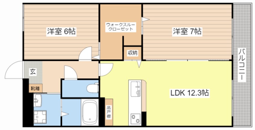 間取図 サルビア