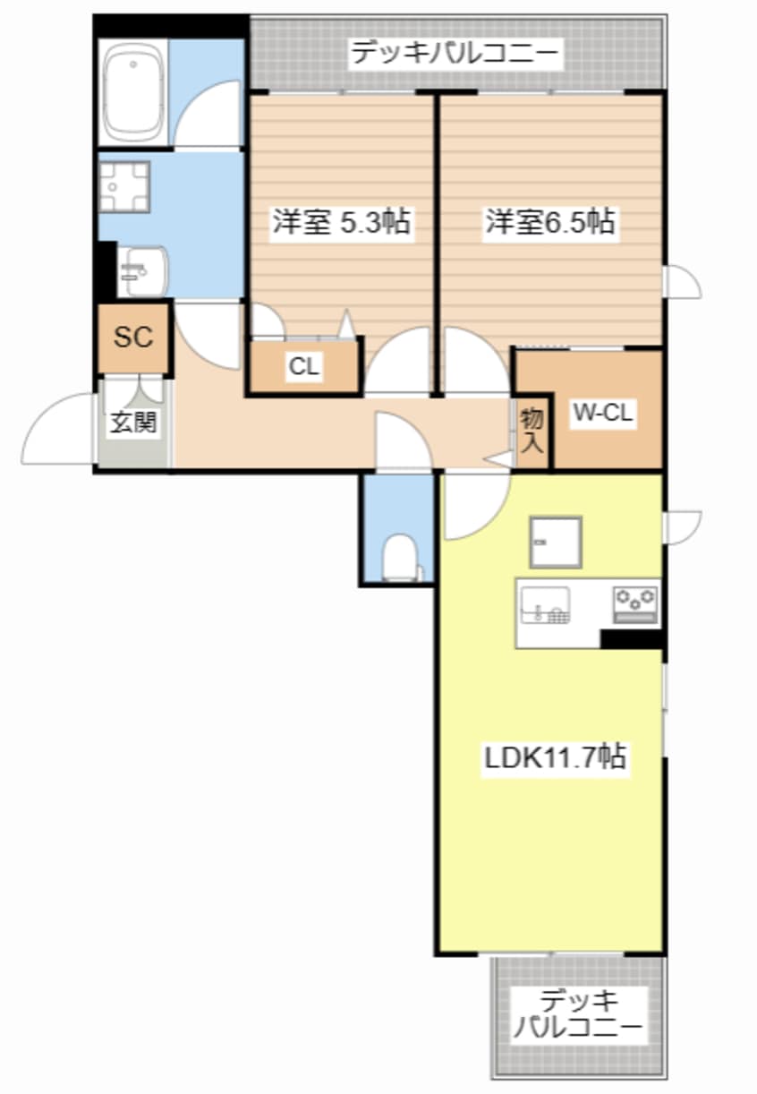 間取図 フェリーチェ