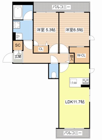 間取図 フェリーチェ