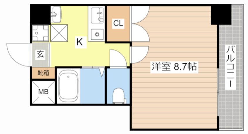 間取図 ミラージュ大津京