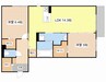 ラヴィーヌ 2LDKの間取り