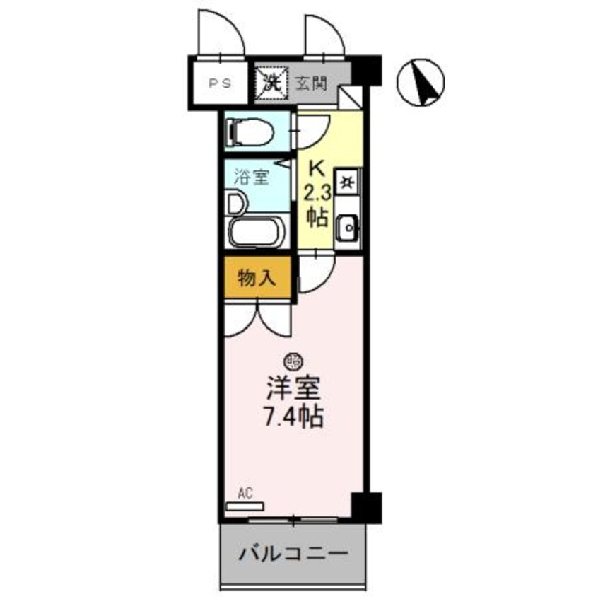 間取図 レイクヴュー堅田