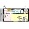 マハロ 1LDKの間取り