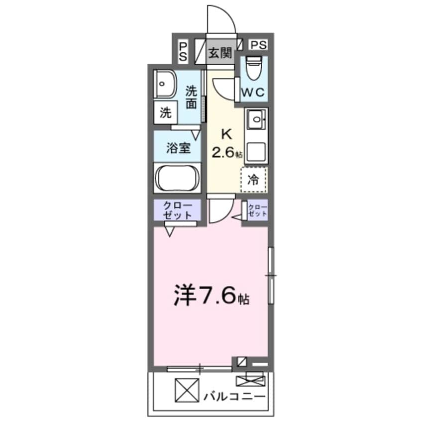 間取図 ラクーン堅田