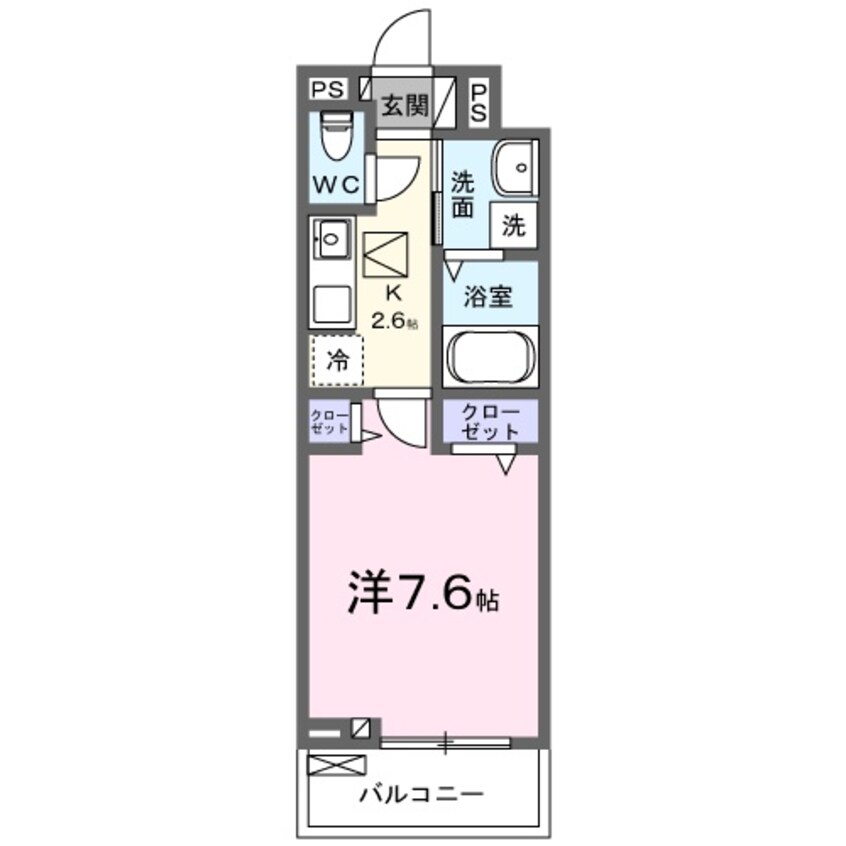 間取図 ラクーン堅田