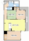 MAISON PLAZA 3LDKの間取り