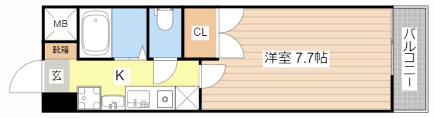 間取図 ミラージュ大津京