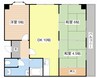 アトレＯＳマンション 3DKの間取り