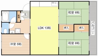 間取図 グレイス堅田