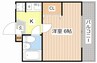 ゆめのこーぽ 1Kの間取り
