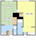 大栄荘　A棟の間取図