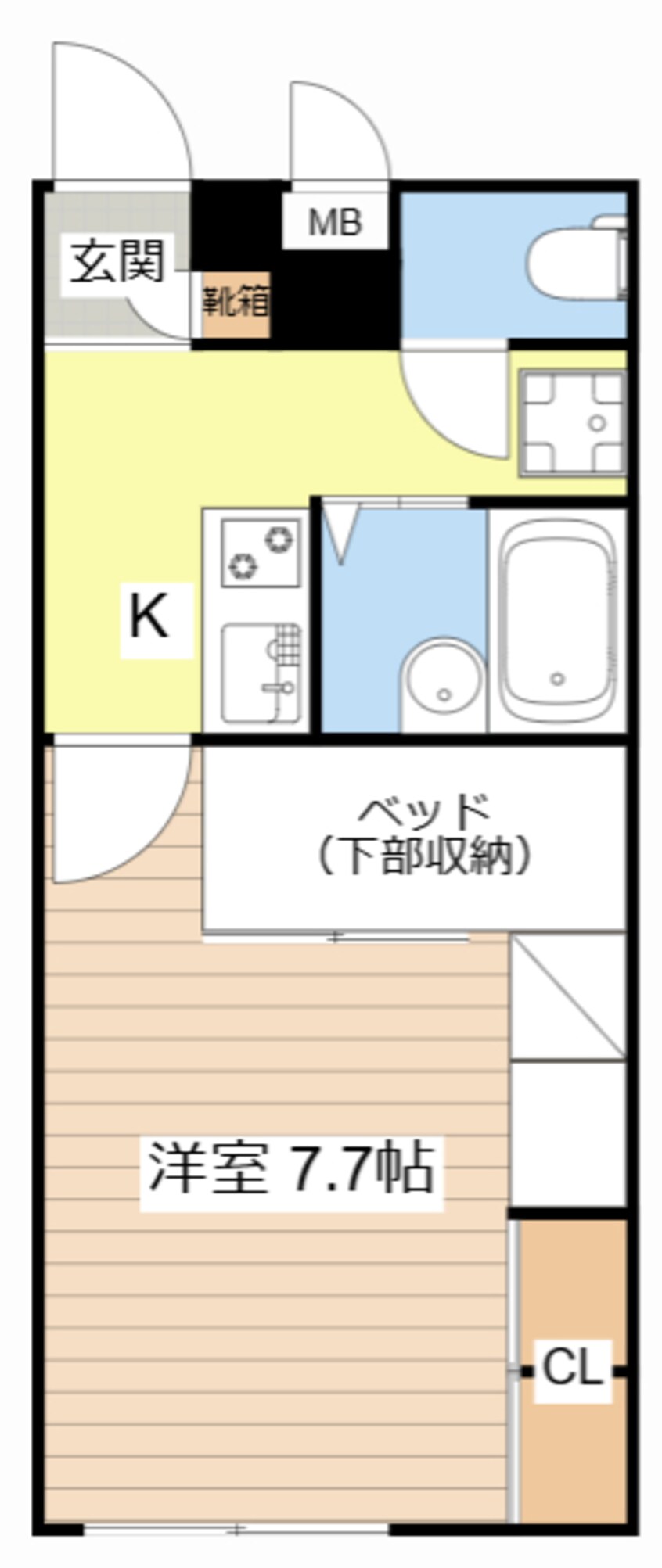 間取図 エイペックス彦根東沼波