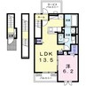 シャルマンフルールⅠ 1LDKの間取り