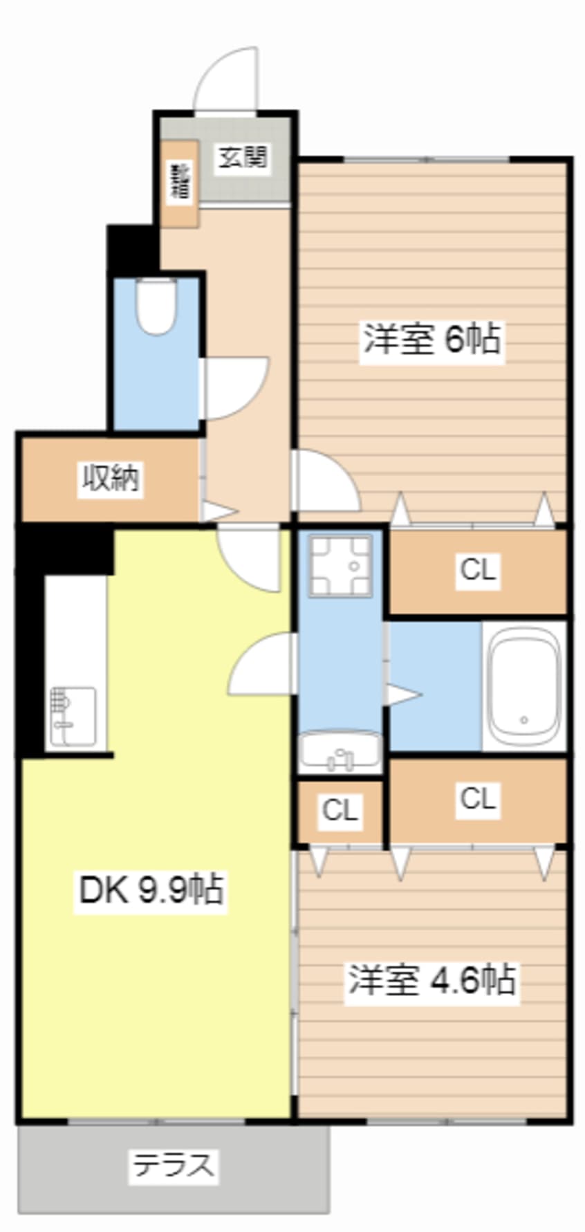 間取図 オーベルジュ