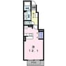プラシード 1Rの間取り