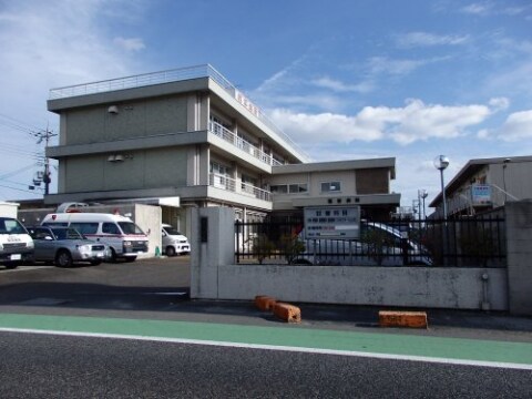 病院まで1300m※堅田病院 ラ・メイジュ