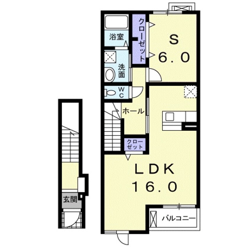 間取図 ブライトハウスⅣ