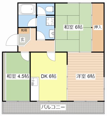 間取図 メゾンサンシティー