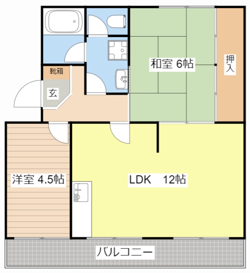 間取図 メゾンサンシティー