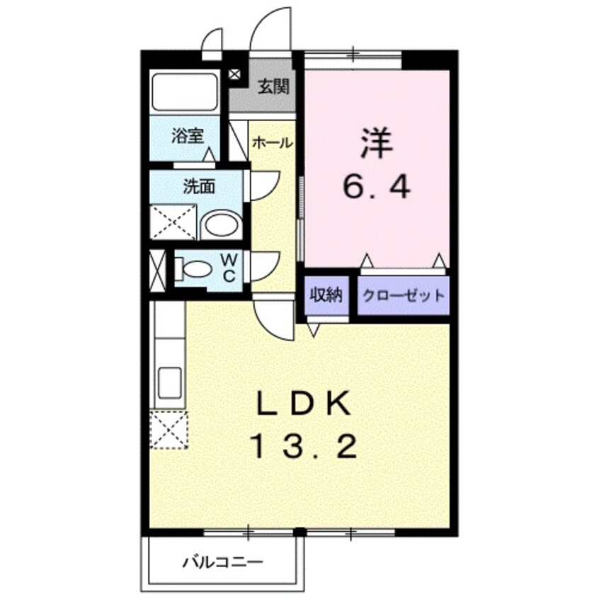 間取図 メゾンエスポワールⅡ