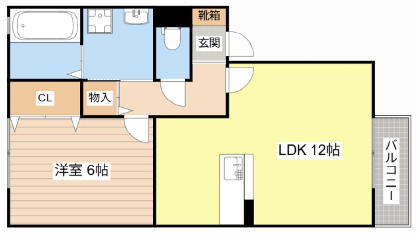 間取図 セジュールグランモア