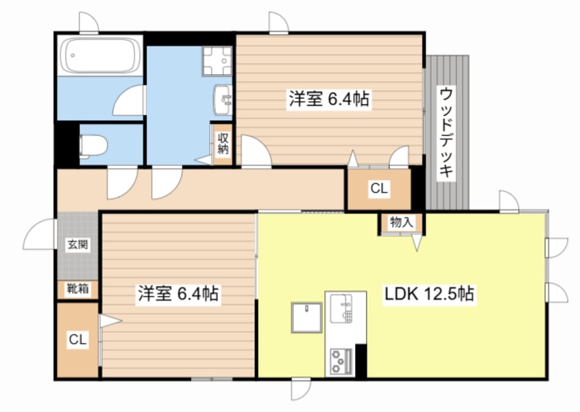 間取図 プラウ23