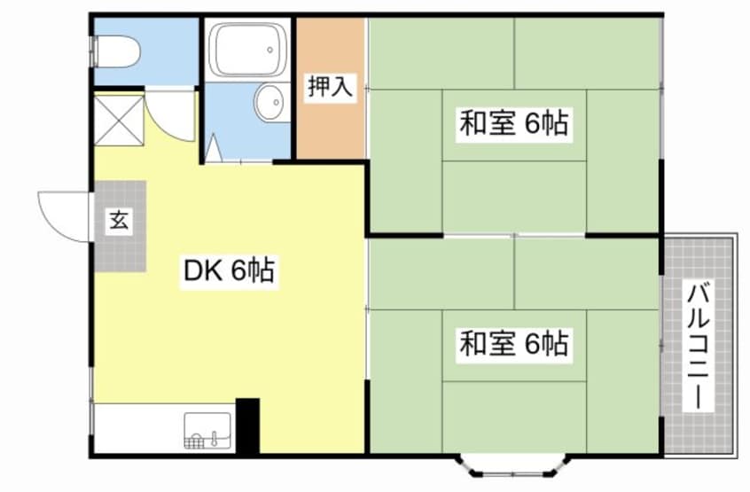 間取図 ハイツアカツキ