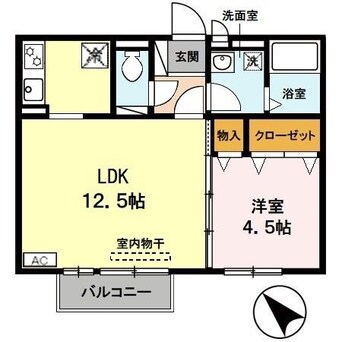 間取図 グランモア高宮