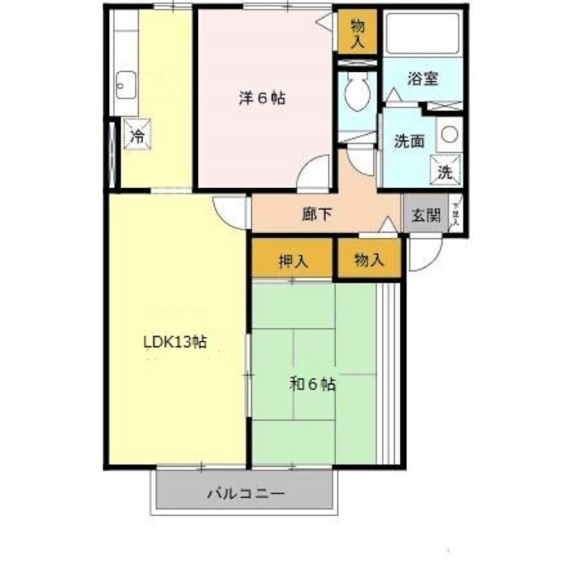 間取図 フルーレ高砂