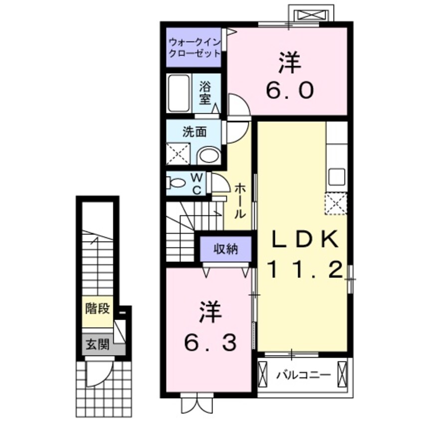 間取図 Ｃａｓａ　Ｂｒｅｅｚｅ