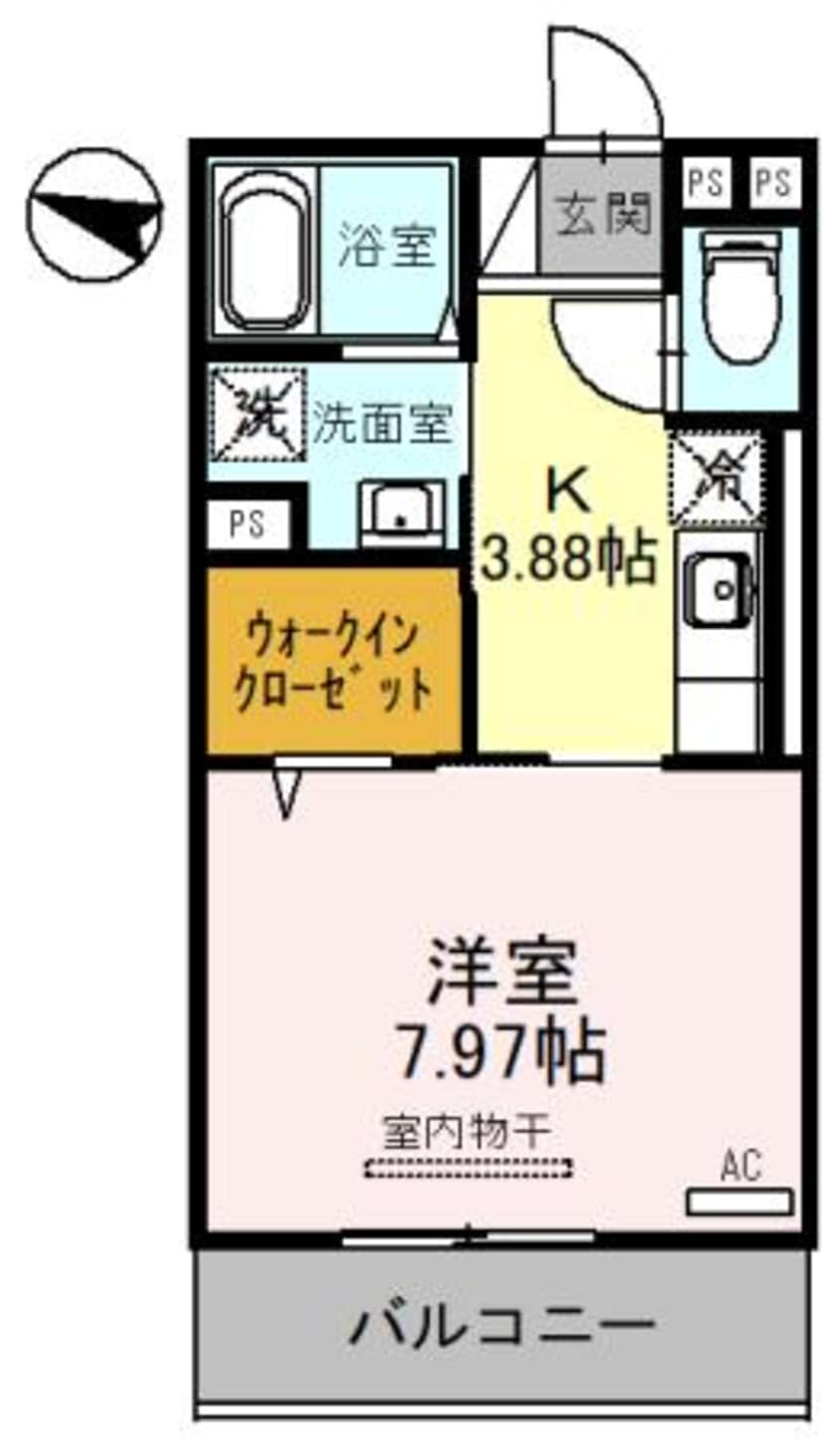 間取図 ベルエール地福寺