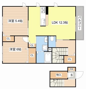 間取図 シャーメゾンKishioka