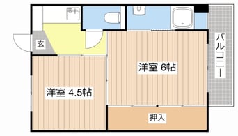 間取図 ビレッジハウス水口1号棟