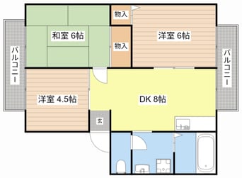 間取図 ルミエールK
