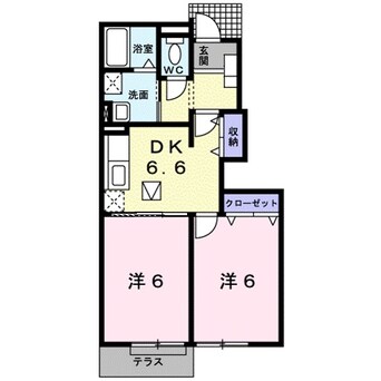 間取図 グランラシーヌⅡ